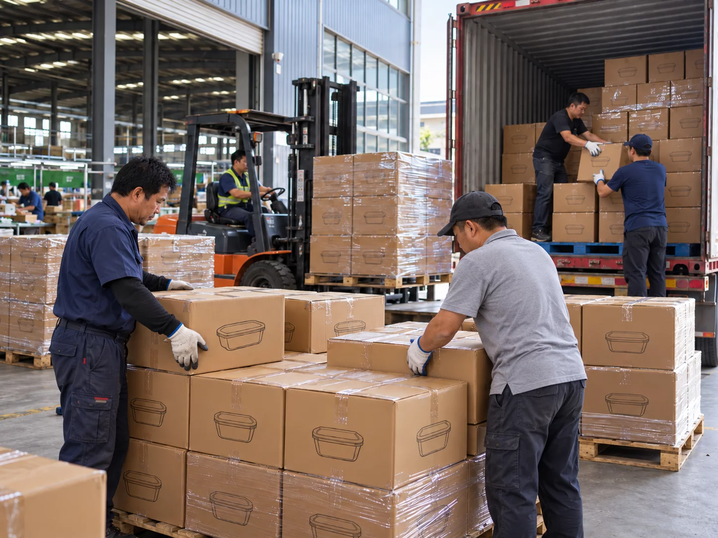 Glassware order fulfillment